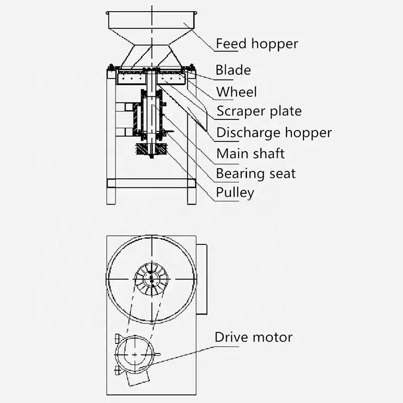 Commercial 3kw Electric Coconut Crusher 3800rpm Stainless Steel