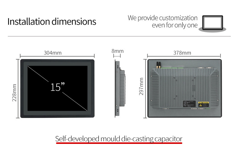 all in one embedded 350cd M2 17 Inch Industrial Touch Screen PC