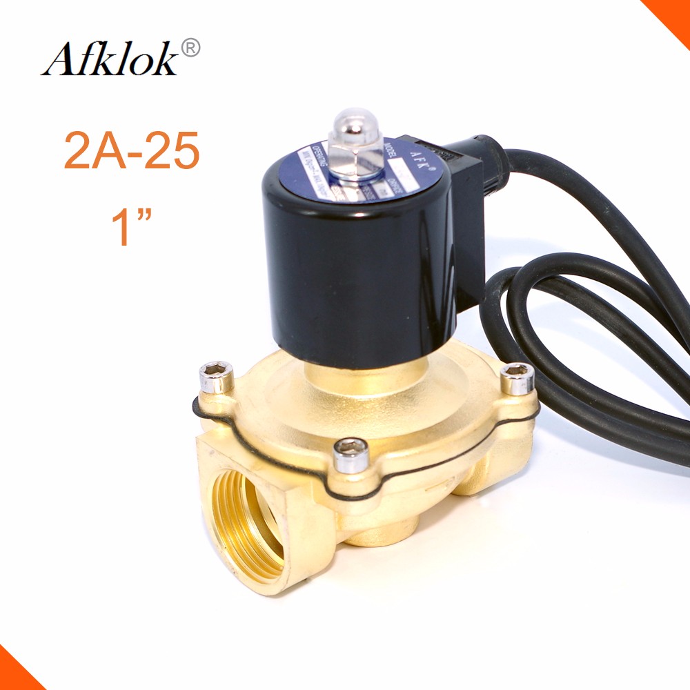 Brass DN40 Normally Closed 1.5 inch 240V Solenoid Valve for Water