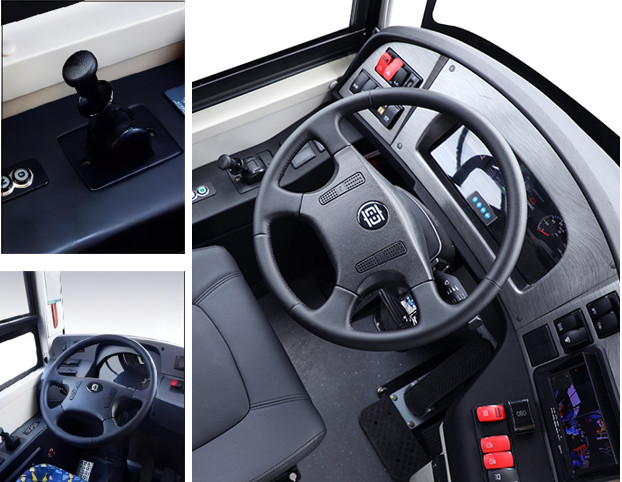 Long Lasting Driving Range Electric Bus TEG6661BEV01 Passenger And Cargo Areas Are Separated
