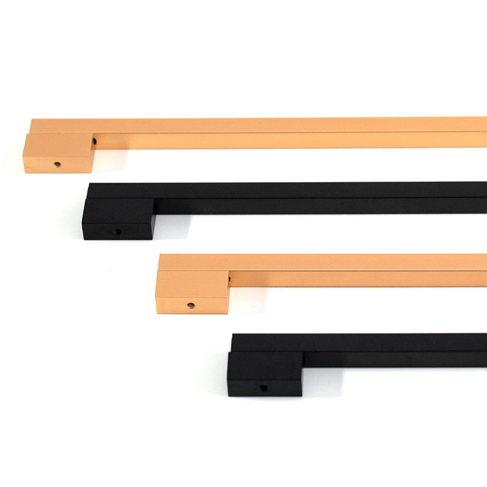 Luxury Kitchen Furniture Hidden Pull Handles 160mm Aluminium Drawer Handles