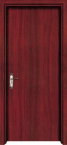 Eco-friendly Swing Type Interior PVC Wood Doors,40mm thickness wood door, For