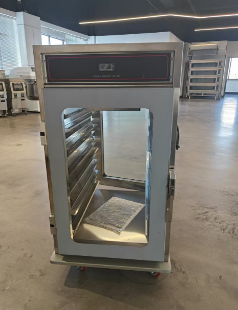 7 Trays Electric Glass Door Two Side Open Commercial Food Warmer Holding Cabinet