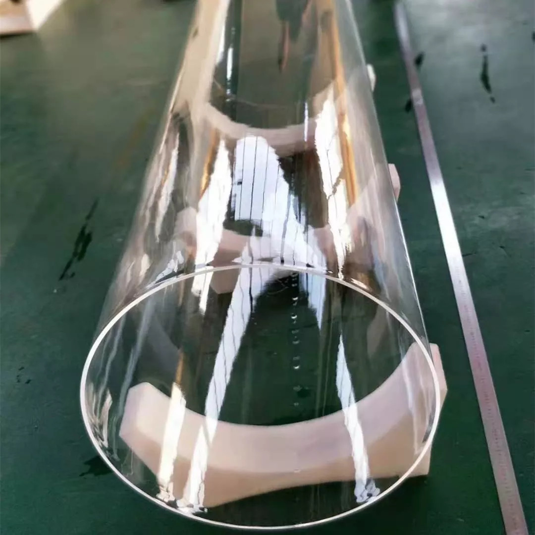 Manufacture Large Diameter Quartz Clear Glass Tube