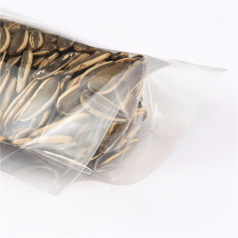 Transparent Stand Up Mylar Bags Food Clear Resealable ziplockk Bags