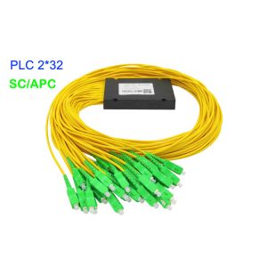 ABS Box Fiber Optic PLC Splitter 3.0mm G657A1 SC/APC 17.2dB Insertion Loss