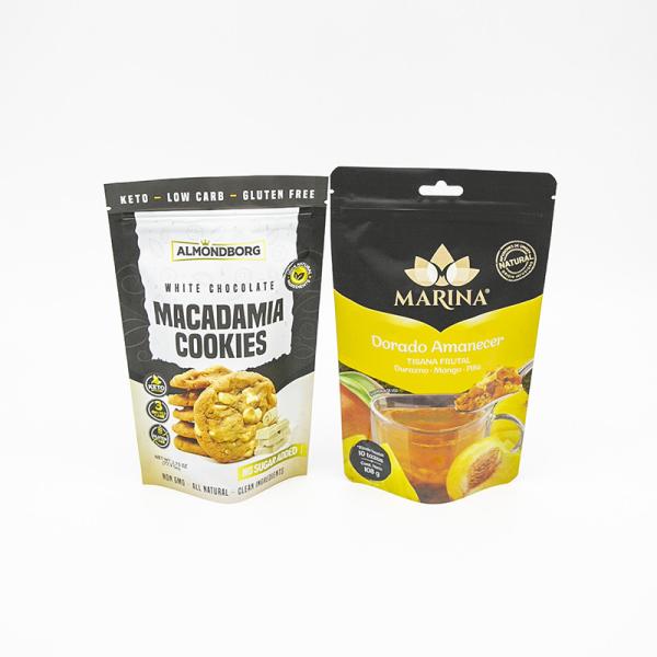 Custom Printed Child Resistant Mylar Bags For Soft Juicy Sugar Cookie Food
