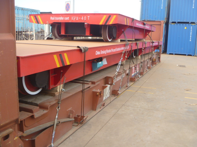 hydraulic diven scissor lift trolley