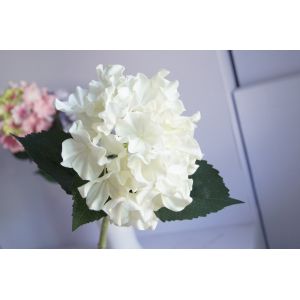 PU Artificial Hydrangea Real-Touch Feeling