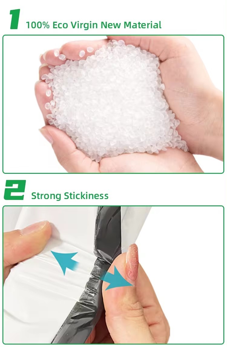 Custom Printed Biodegradable Packaging Bags Courier Poly Shipping Mailing Bags