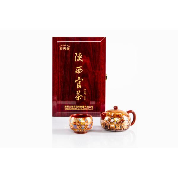Square Shape Compressed Dark Tea Brick with and Compressed Design from Shaanxi