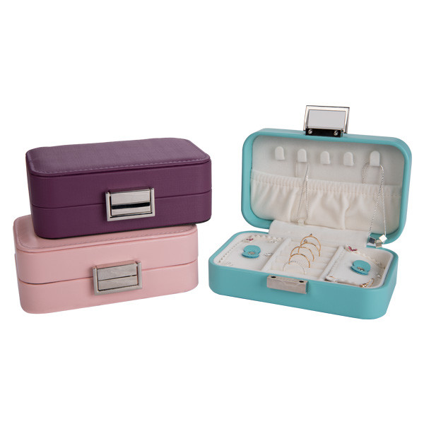 Simple Storage Refined Lock Buckle Personalised Travel Jewellery Case