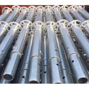 HDG Ringlock Scaffolding Vertical Q235 Q345 Ringlock Scaffolding Standard