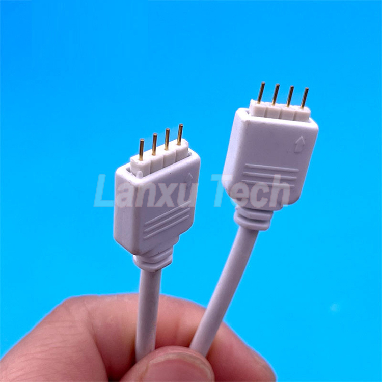 5050 LED Light Strip RGB 4 PIN Connector Cable