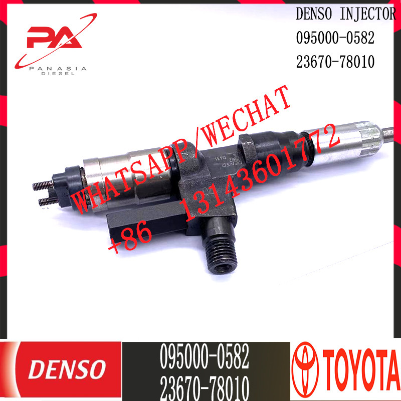 DENSO Diesel Common rail Injector 095000-0582 for TOYOTA 23670-78010