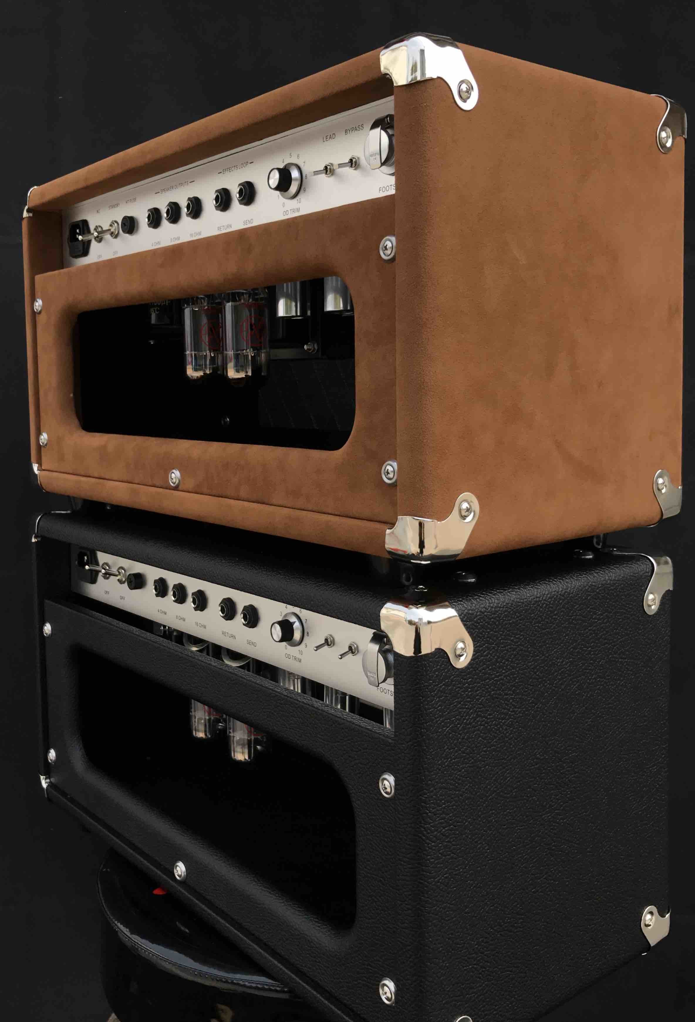 Grand Boutique Hand-wired Overdrive Special ODS50 Amp Head 50W in Black or Brown Tolex Custom Faceplate is Available