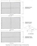 6ft x 12ft/ 72inch x 120inch chain link temporary fencing 2" x 2" x 11 gauge