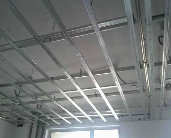 Wall Partition Material Metal Building Stud / Track Steel Profile
