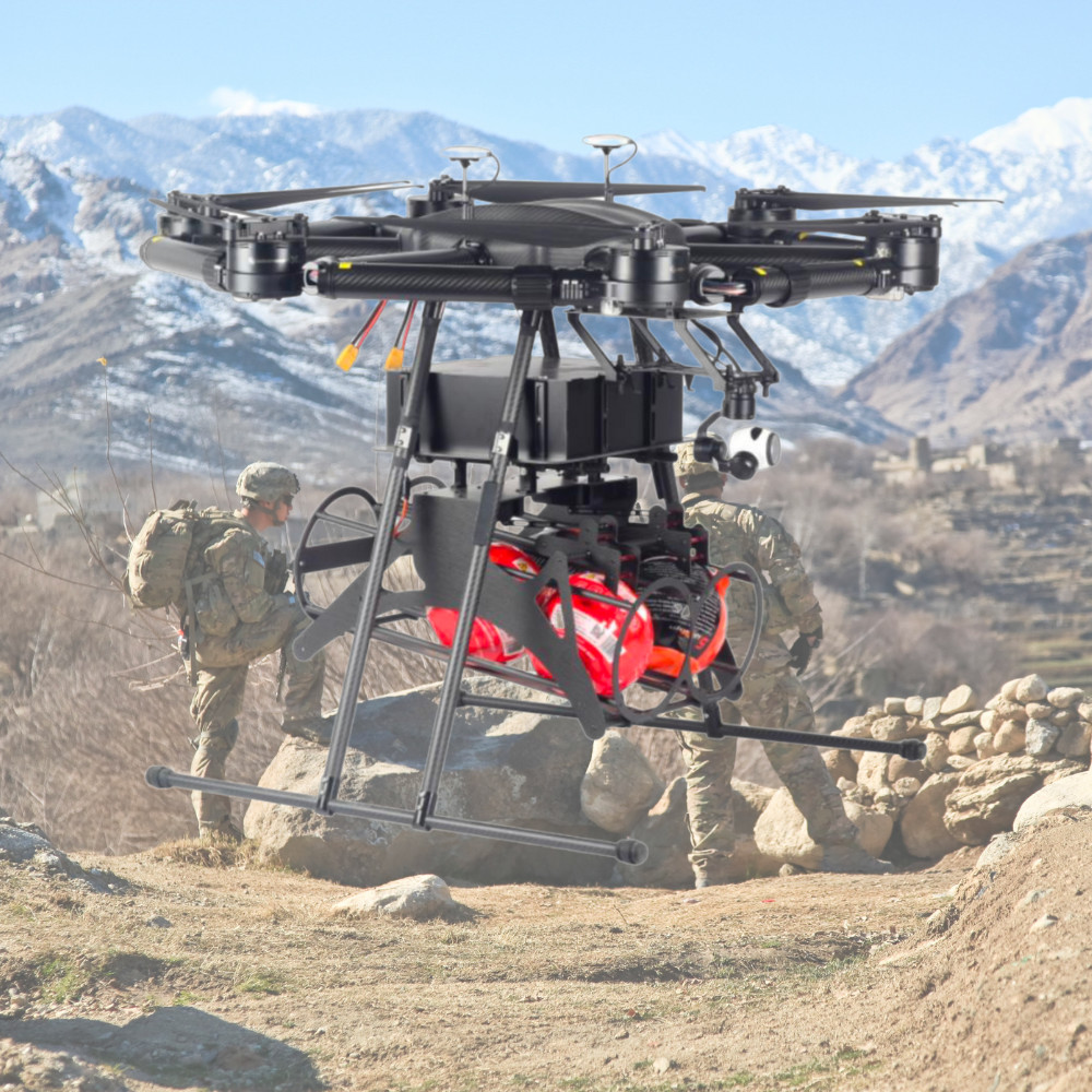 Multifunctional Multi Rotor Army Military UAV Drones For Search Rescue ODM HXR60