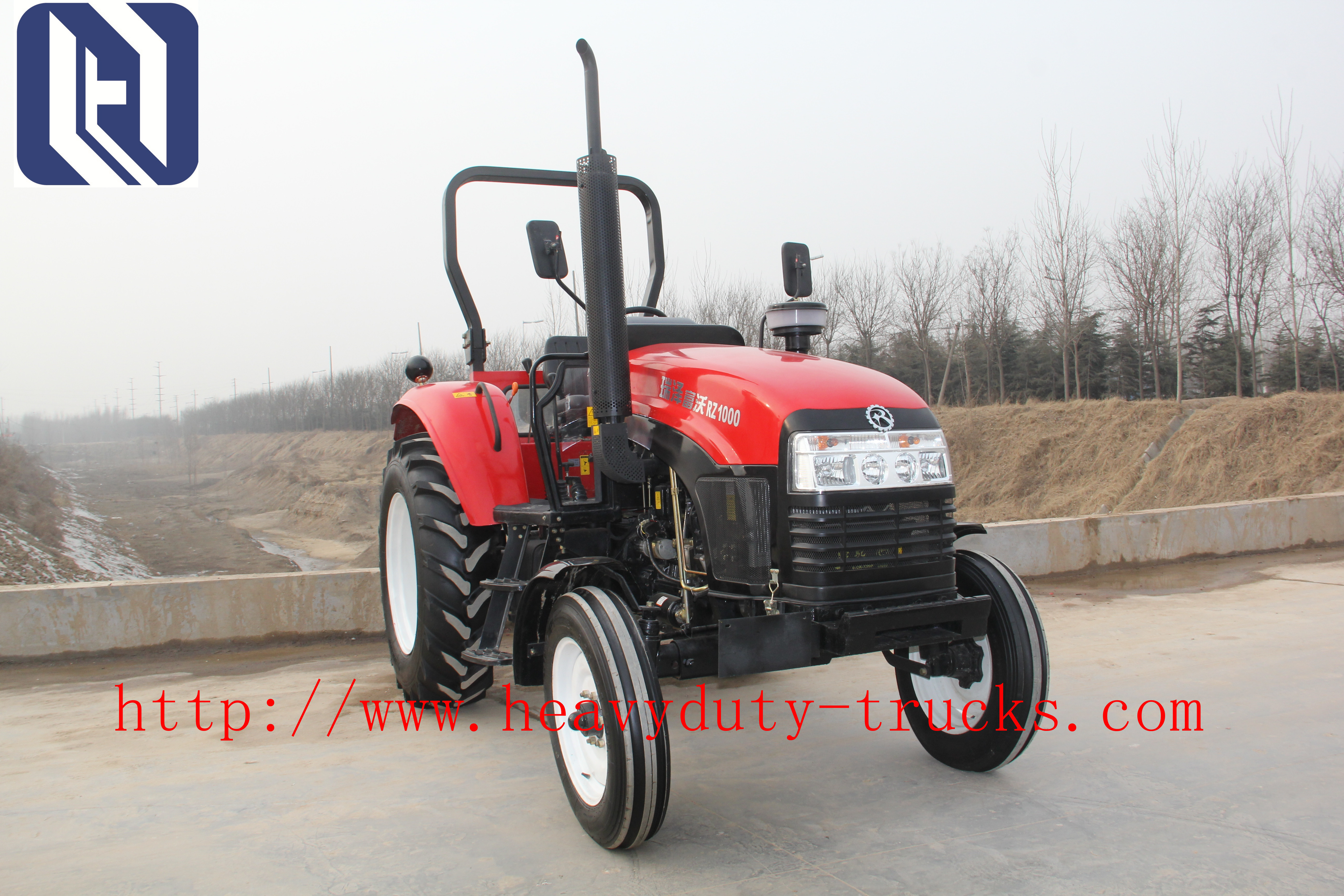 LF1504 Farm Tractor 110KW Towing Power 34KN, Operating Weight 6480kgs Farm Using Condition