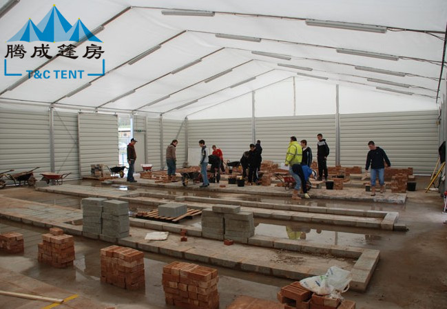 Aluminum Frame Large Warehouse Tent Waterproof With Storage Hall Space