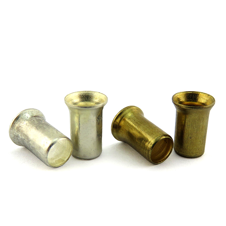 DIN Standard Brass Metal Mushroom Head Rivet Stud Double Cap Garment Rivet For Leather
