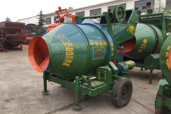 No Slip JZC350 Electric Concrete Mixer Machine Low Energy Consumption 5.5kw