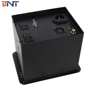 Round Corner Pop Up Desktop Power Sockets For Office High Class AV Solutions