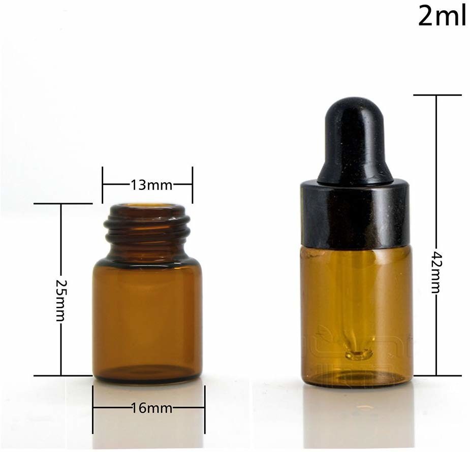 Multi Capacities Empty Essential Oil Bottles With Aluminum Dropper