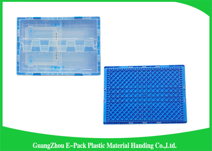 Solid Collapsible Plastic Containers , Foldable plastic storage bins