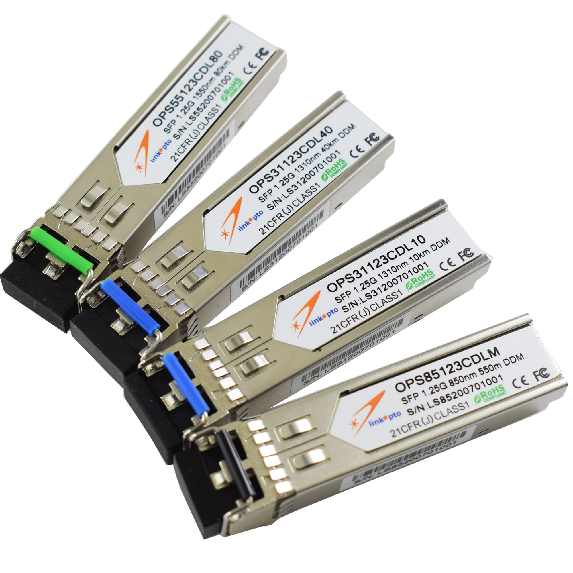 ESCXX12 3LCD40 1.25Gbps Ethernet SFP Module 40km Transmission Distance High Performance