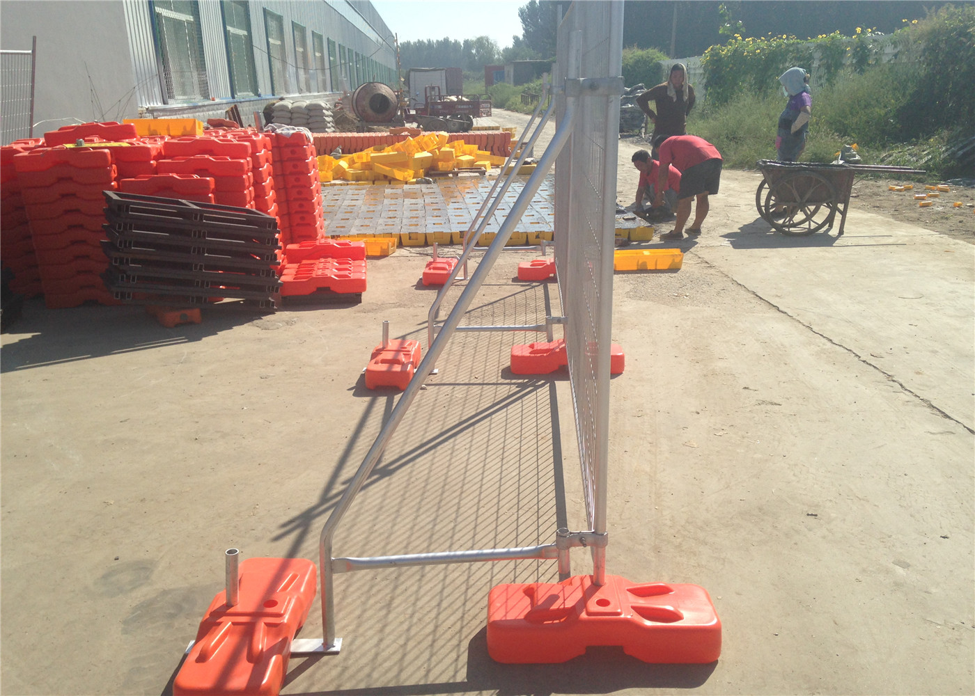 3.00mm wire diameter temporary fencing panels OD 32 x 1.40mm pipes thickness for sale melbourne ,2100mm x 2400mm