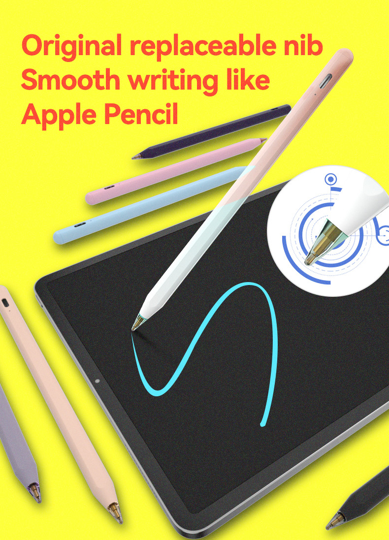 Touch Screen Pen Case Active Stylus Pencil For Apple Ipad Custom Tablet Capacitive
