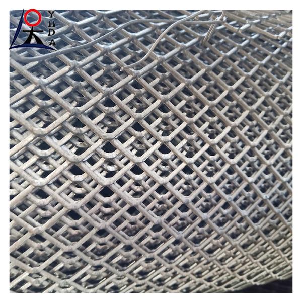 Galvanized Steel Heavy Gauge Expanded Metal Mesh Corrosion Resistance 4x8