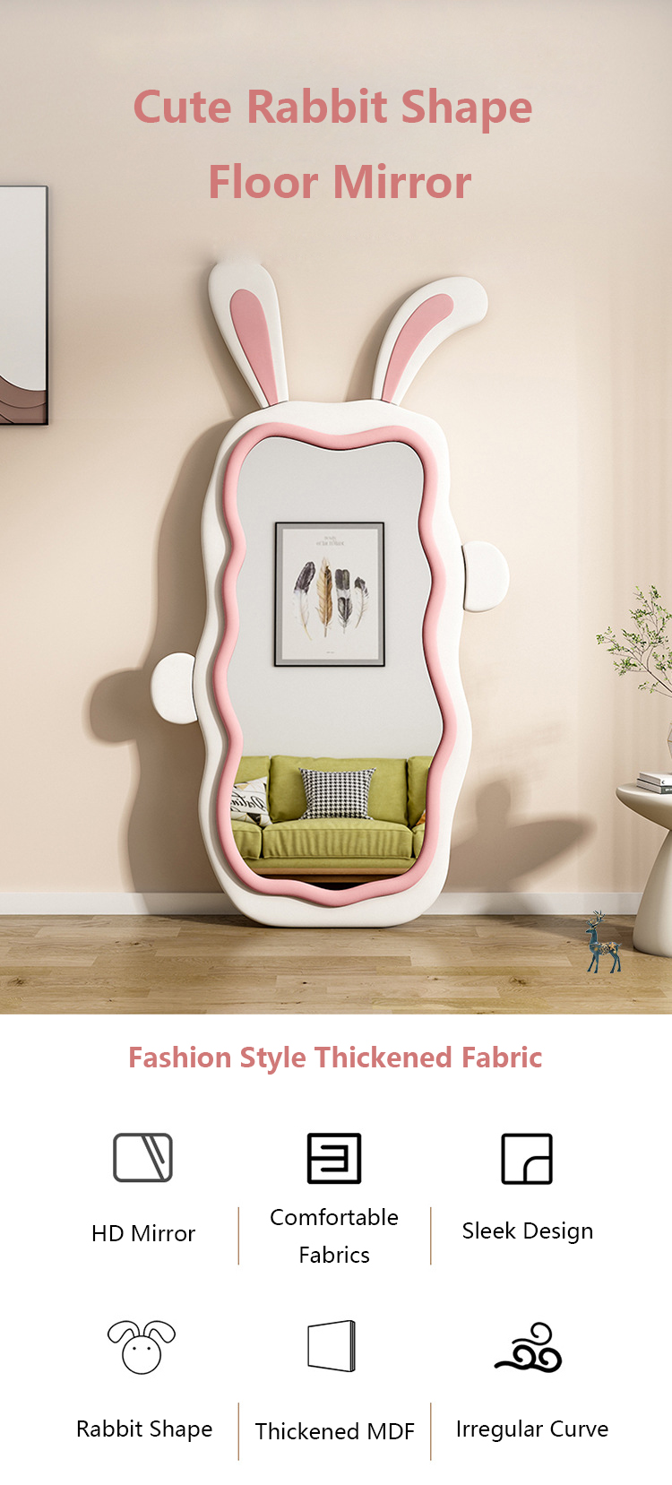 Vanity Full Length Bedroom Mirror 8ft Floor Mirror ODM