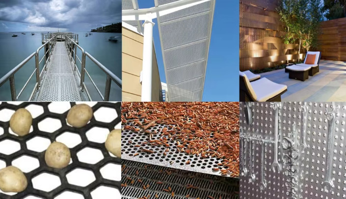 Length 100-2500 mm Perforated Wire Mesh in Low Carbon Steel