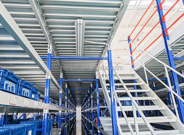 Bolted Chemical Plant Warehouse Storage Mezzanine Shelving for Optimal Organization