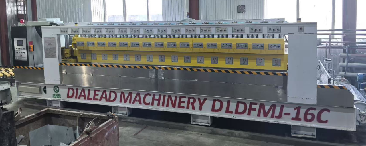 Automatic Line Polishing Machine For Granite Disc / Granite Slab / Stone Fabrication