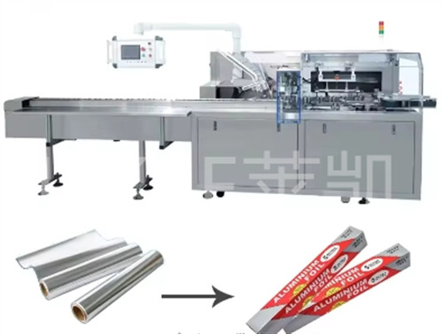 Fast Speed Manufacturer Sale Automatic Aluminum Foil Small Roll Cartoning Machine