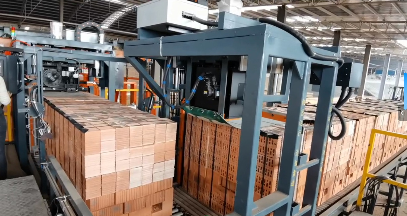 Clay Brick Production Line Automatic Packaging Machine for Packaging Finished Bricks