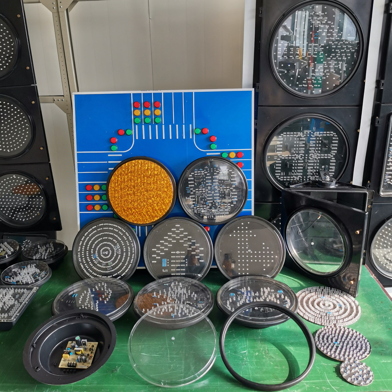3-Aspect RG Pedestrian And RG Countdown Timer Road Traffic Light