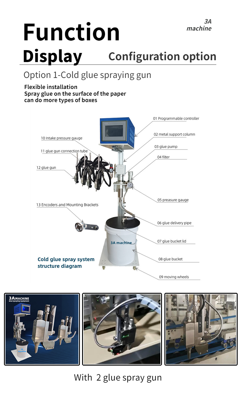 CQT-900 Automatic Adhesive Head High Speed Folder Gluer for Box Folding and Gluing