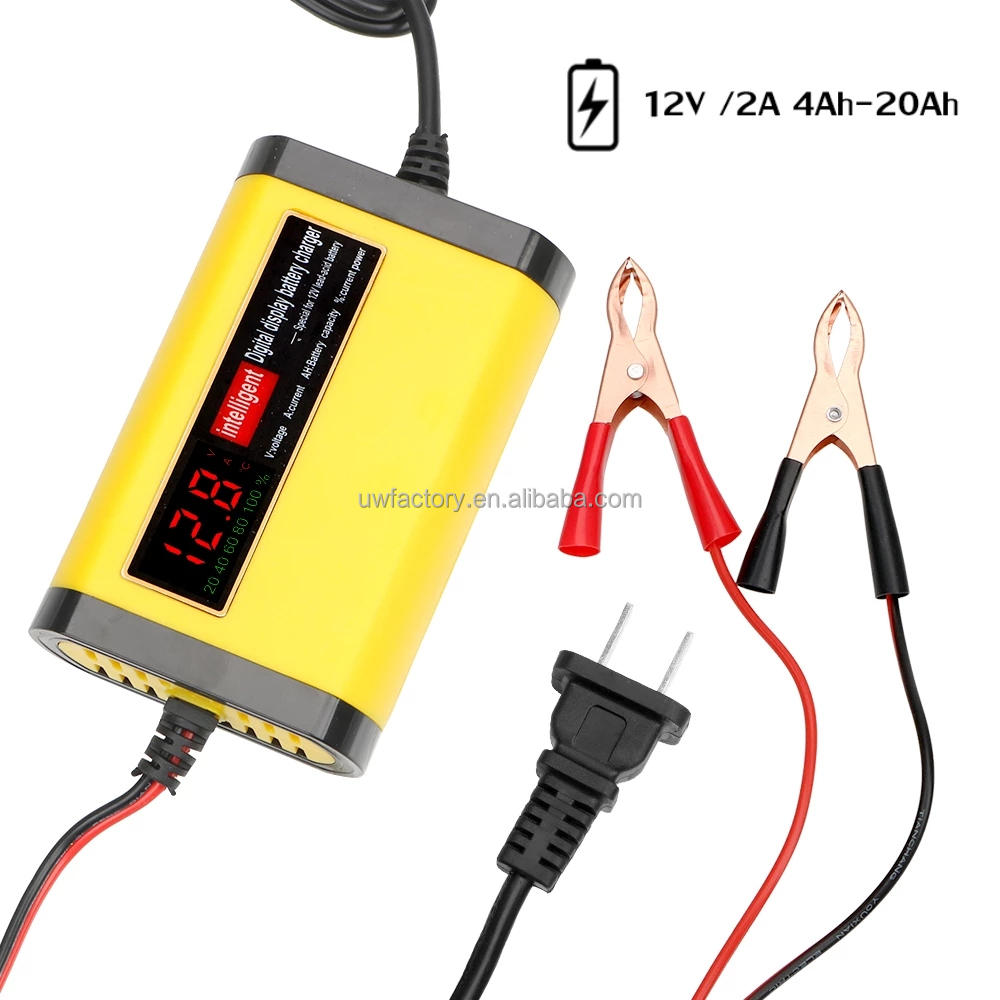 Electric 12V 6A 4A 2A Pulse Repair LCD Battery Charger for Car Motorcycle Lead Acid Battery Agm Gel Wet Electric Tools