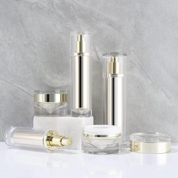 Customized Luxury Empty Acrylic Cosmetic Packaging Bottles 30ML 50ML 100ML And