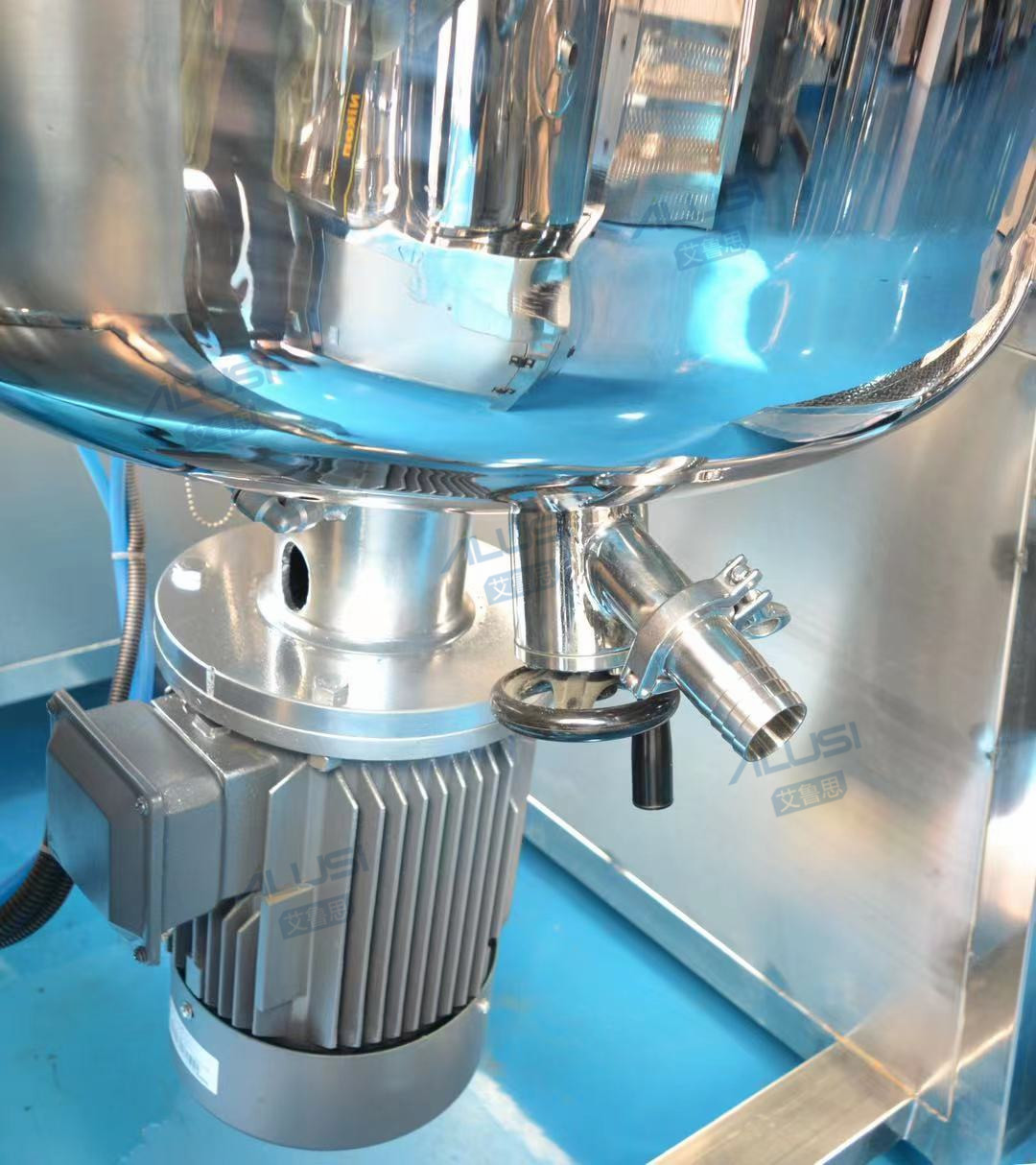 vacuum emulsifier body lotion emulsifying high viscosity cream mixer making machine