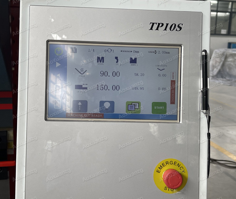 CNC Controller 2500mm Hydraulic Press Brakes 630kn CNC Bending Machine With TP10s