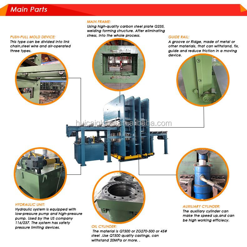 3200*2200*6800 Solid Tyre Vulcanizing Machine Hot Press Machine Rubber Press