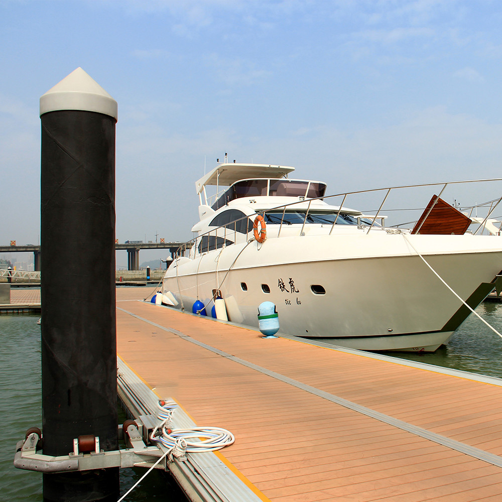 Corrosion Resistant Aluminum Floating Pontoon Marina Floating Docks With Mooring Cleats for yacht