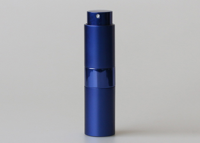 Fancy empty colorful 5 ml portable twist and spritz atomizer perfume bottle