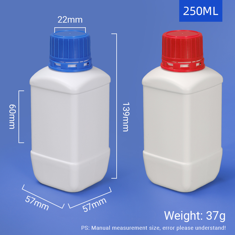 Sealed Chemistry Reagent Lab Bottles Plastic HDPE For Organic Solvent Liquid Storage